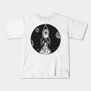 Rocket Ship Kids T-Shirt